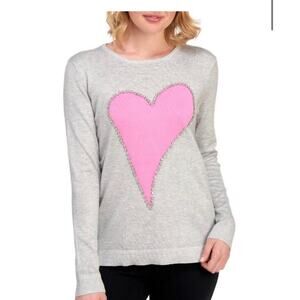 088 The Cashmere Project 100% Cashmere Heart Sweater M